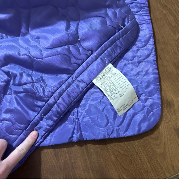 Vintage quilted throw pillow cover NWOT - Picture 3 of 4